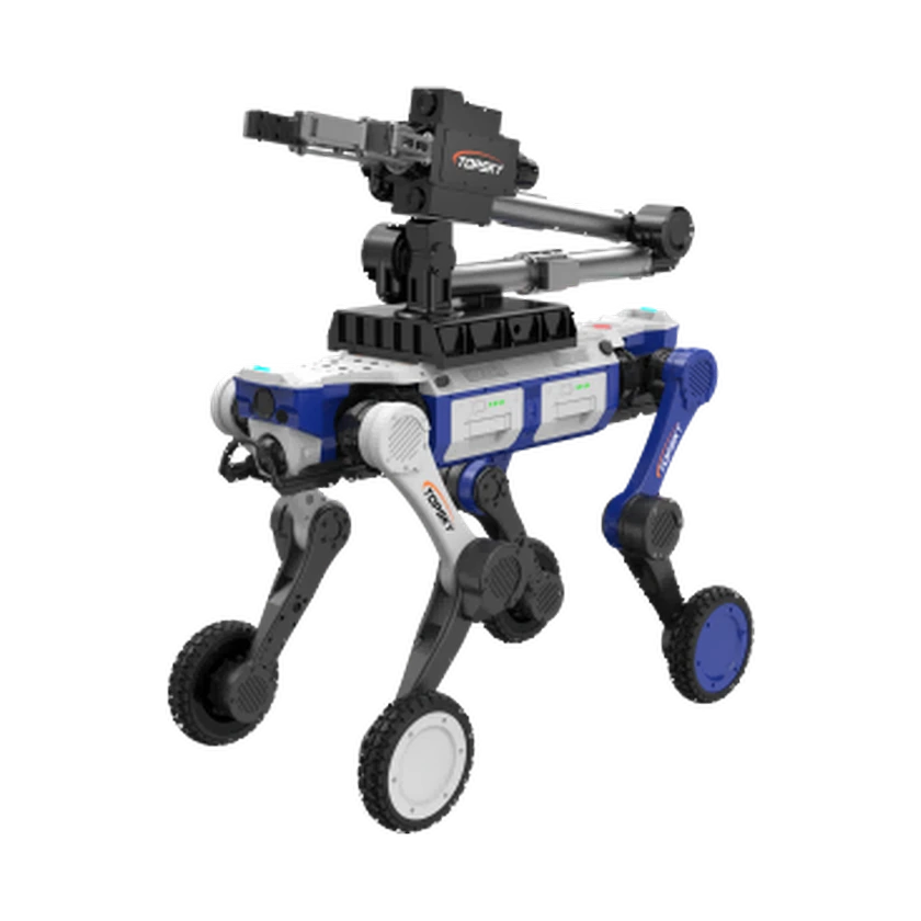 Hazardous Material Disposal EOD Quadruped Robot Dog — Wheel-leg